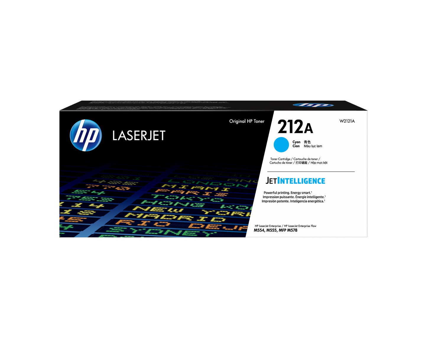 HP W2121A/212A Cyan Toner Cartridge (4.5K pages, HP CLJ M 554)