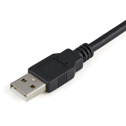 StarTech.com 6ft (1.8m) 1-Port FTDI USB to Serial RS232 Adapter Cable with COM