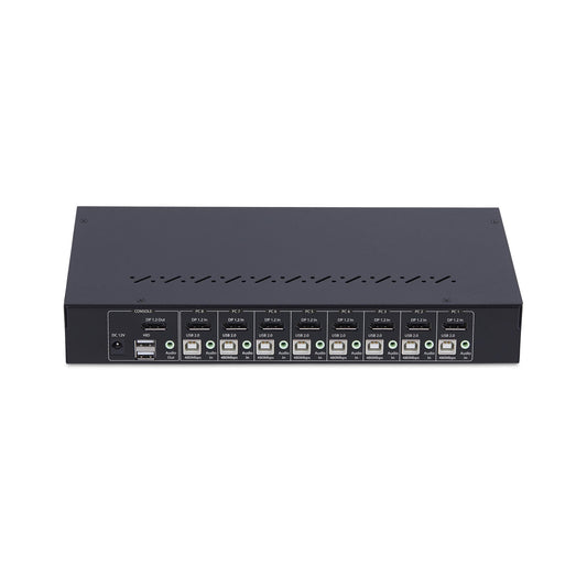 StarTech.com 8-Port DisplayPort KVM Switch with 1U Rack Mount Kit, 4K 60Hz DP 1.2