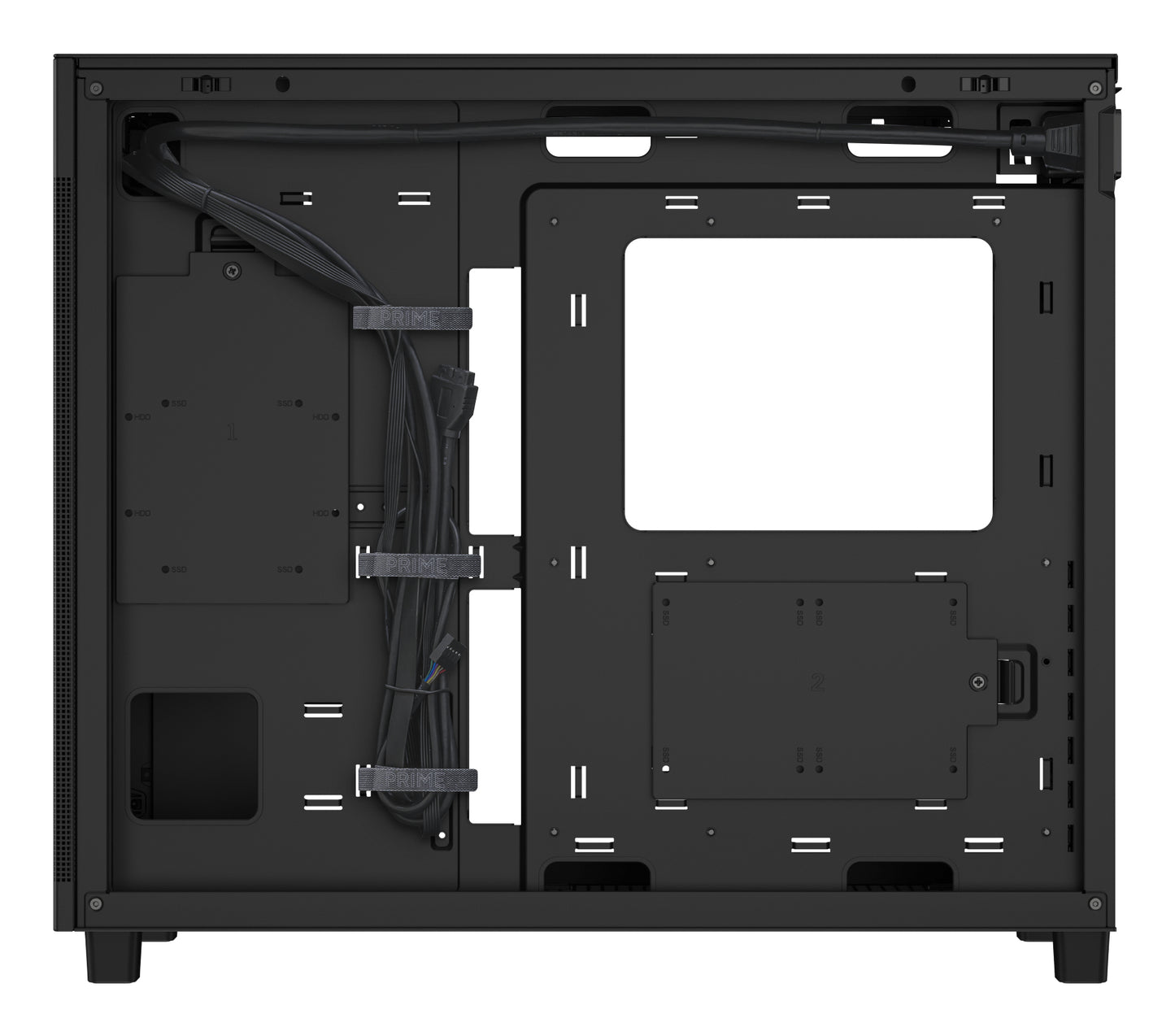 ASUS Prime AP303 Mesh Midi Tower Black PC Case
