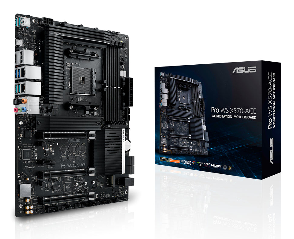 ASUS Pro WS X570-ACE AMD X570 Socket AM4 ATX Motherboard