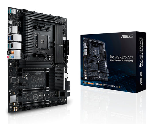 ASUS Pro WS X570-ACE AMD X570 Socket AM4 ATX Motherboard