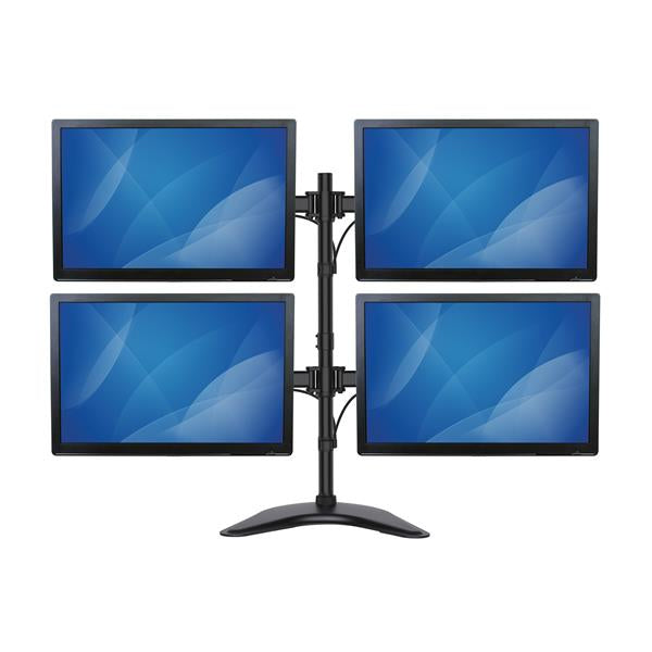 StarTech.com Quad-Monitor Desktop Stand - Articulating - For up to 27" (17.6lb/8kg) Mount