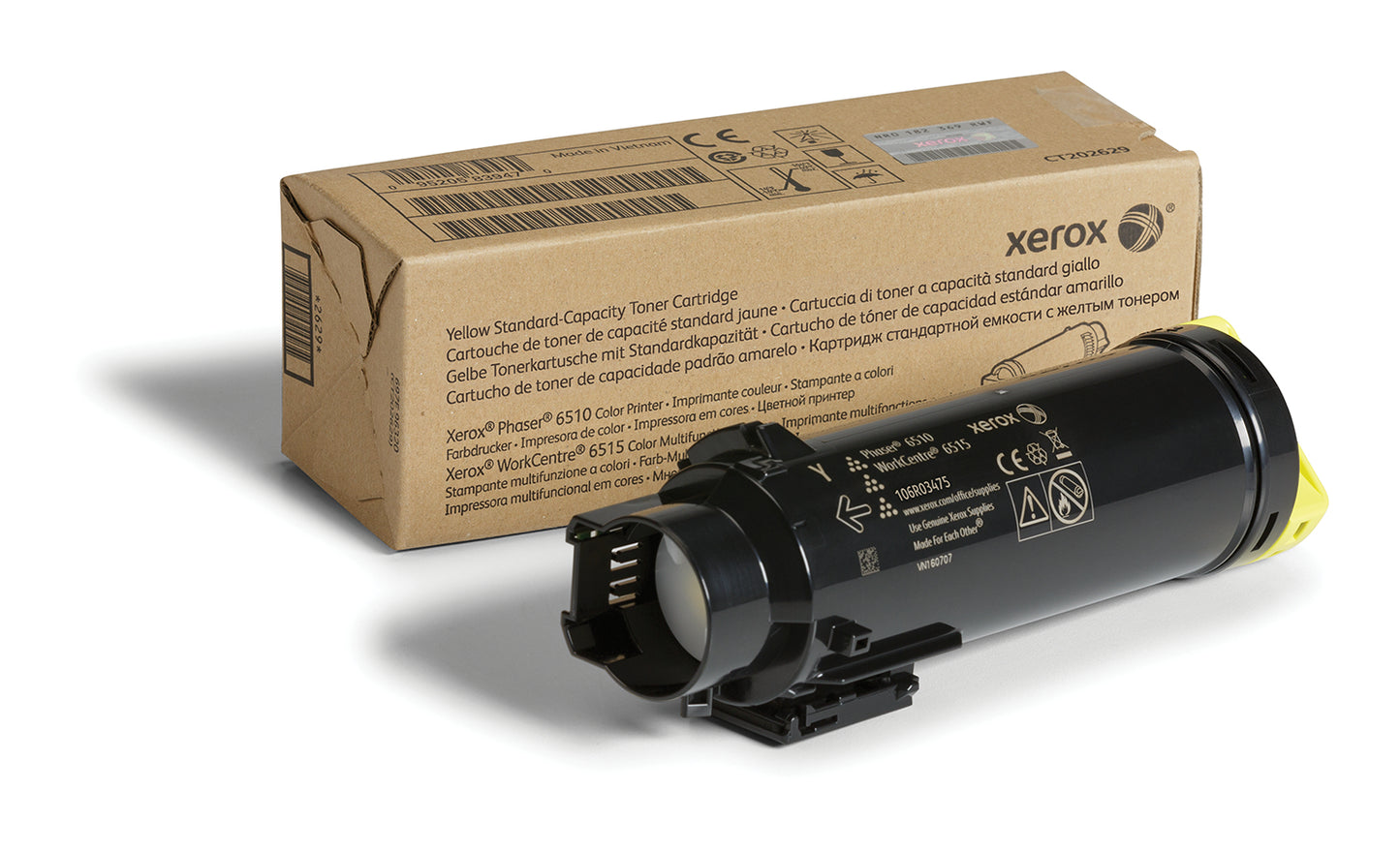 Xerox 106R03475 Yellow Toner Cartridge (1K pages, Xerox Phaser 6510)
