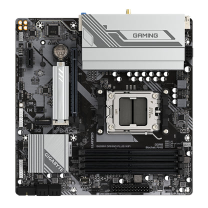 Gigabyte B650M GAMING PLUS WIFI Motherboard - AMD Ryzen 9000 CPUs, 5+2+2 Phases VRM