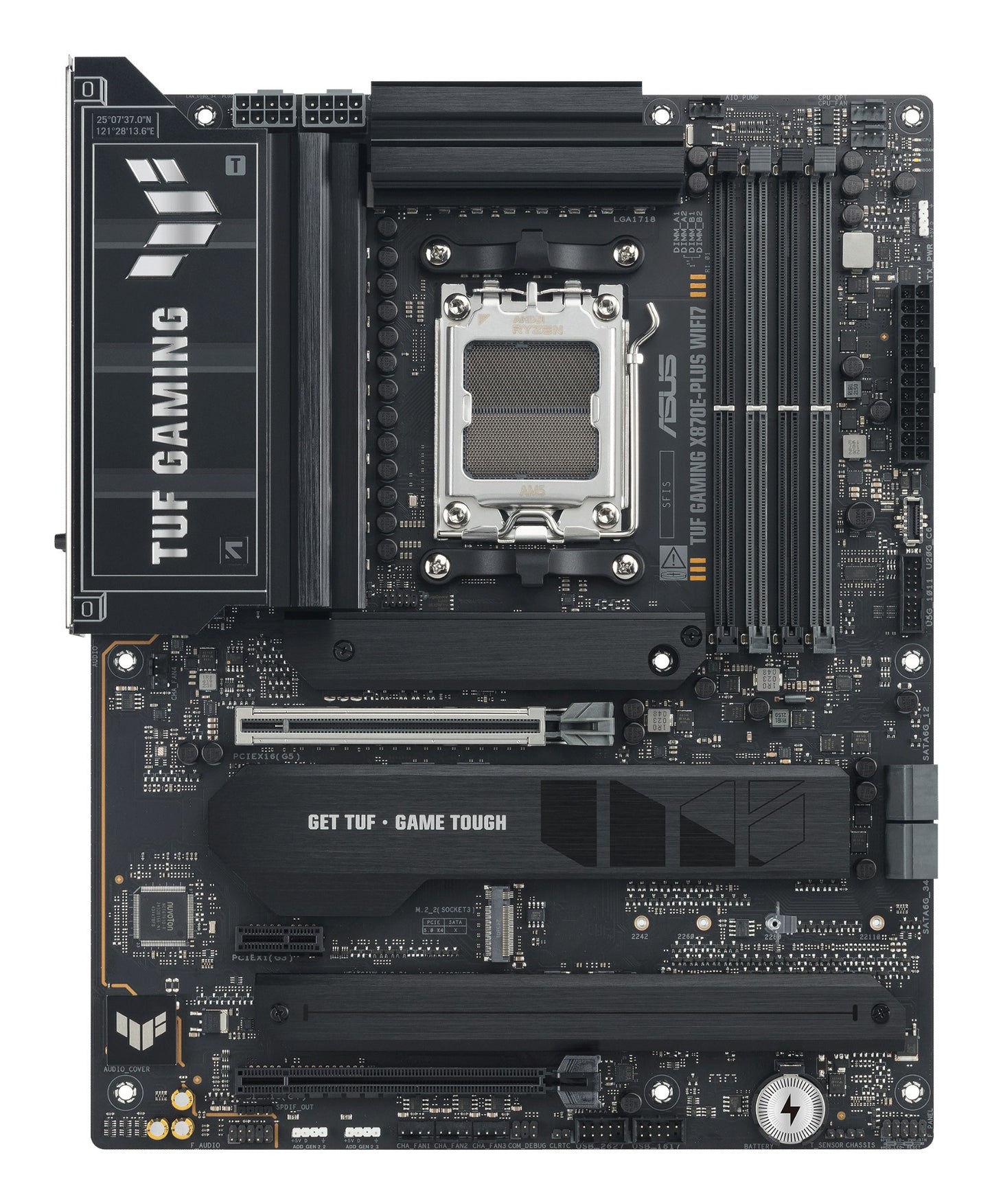 ASUS TUF GAMING X870E-PLUS WIFI7 AMD X870E Socket AM5 ATX Motherboard