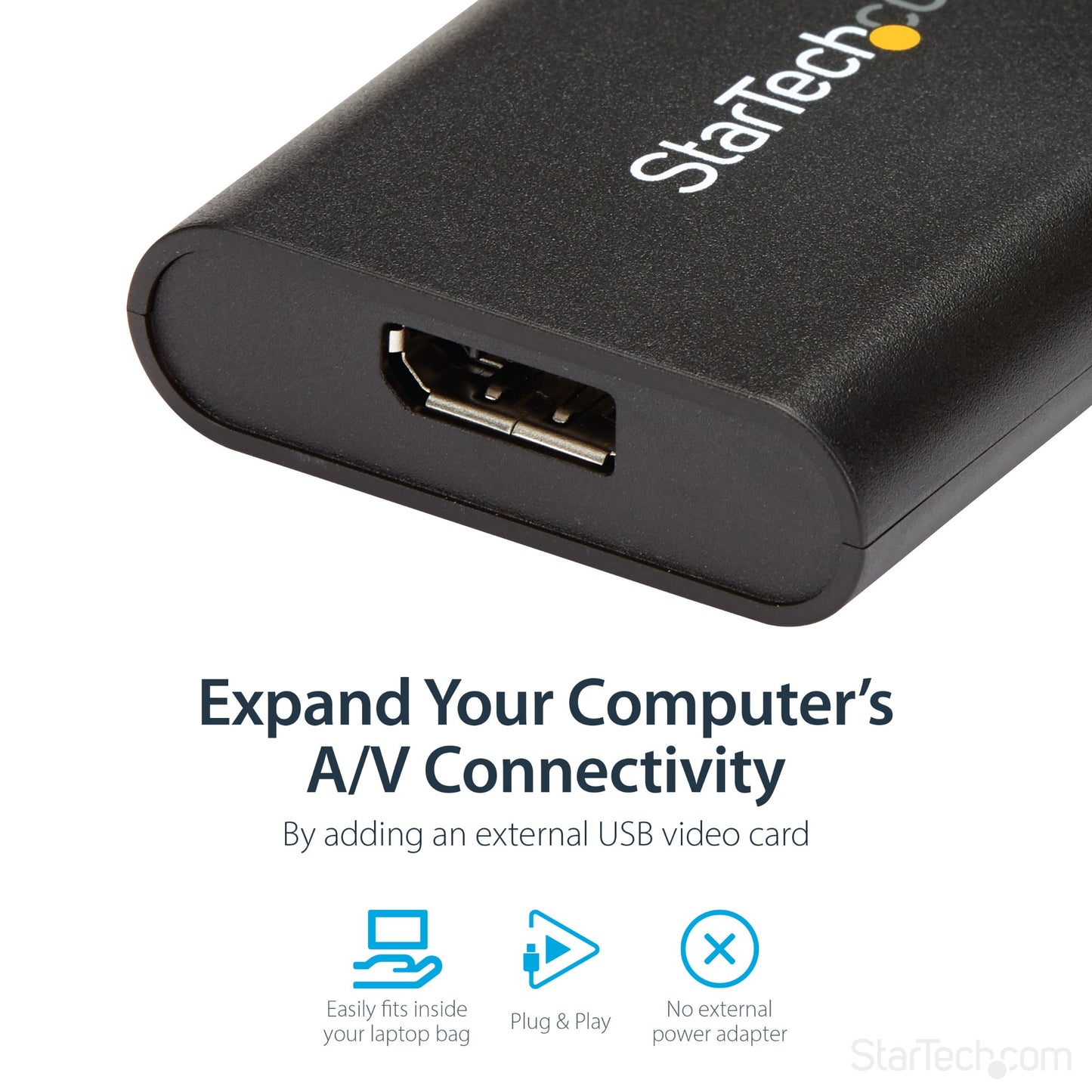 StarTech.com USB 3.0 to DisplayPort Adapter, USB DP Monitor Converter for Windows Hub