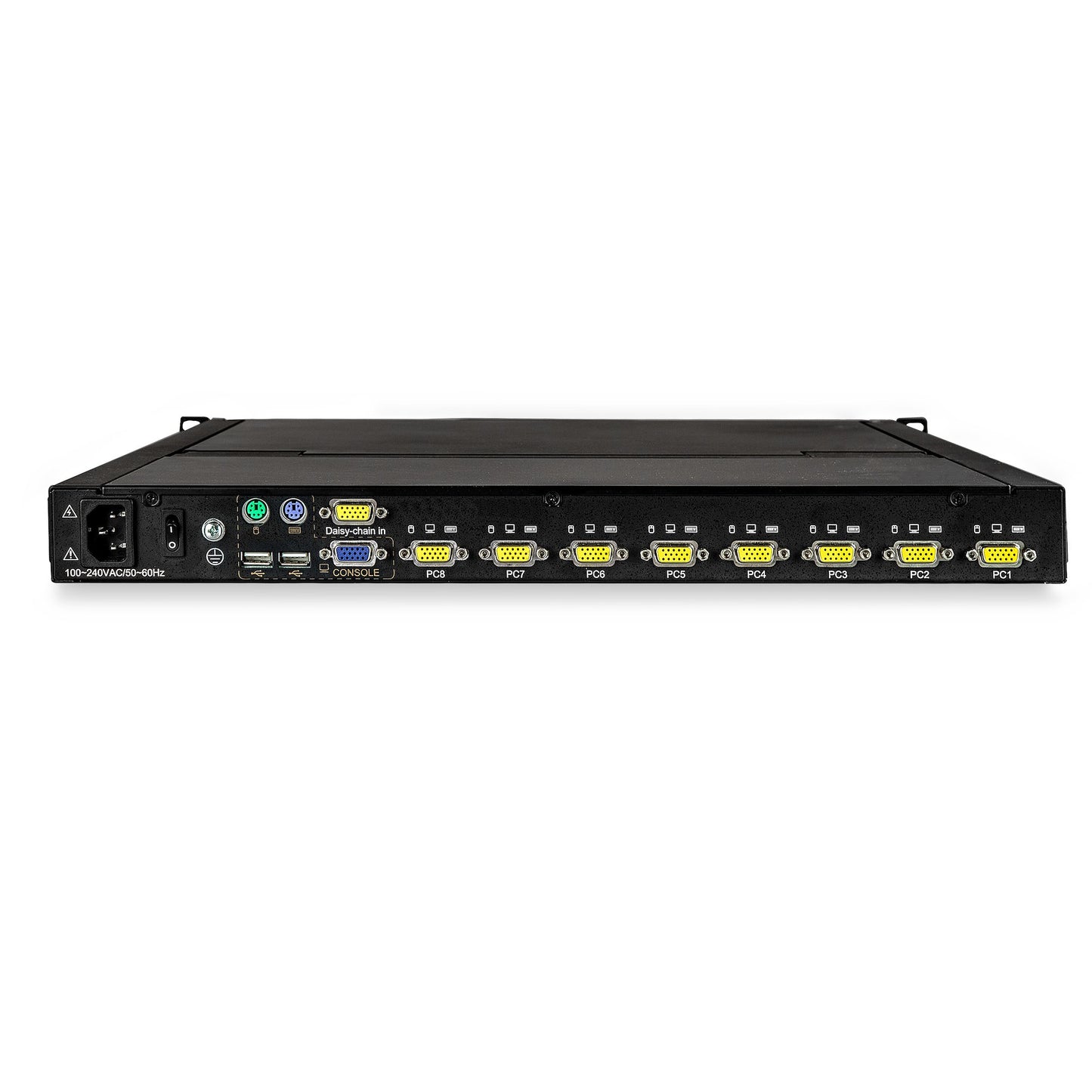 StarTech.com 8 Port Rackmount KVM Console w/ 6ft Cables - Integrated KVM Switch w/ (NS1708K)