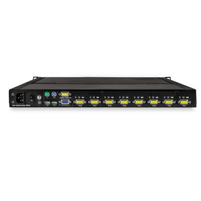 StarTech.com 8 Port Rackmount KVM Console w/ 6ft Cables - Integrated KVM Switch w/ (NS1708K)
