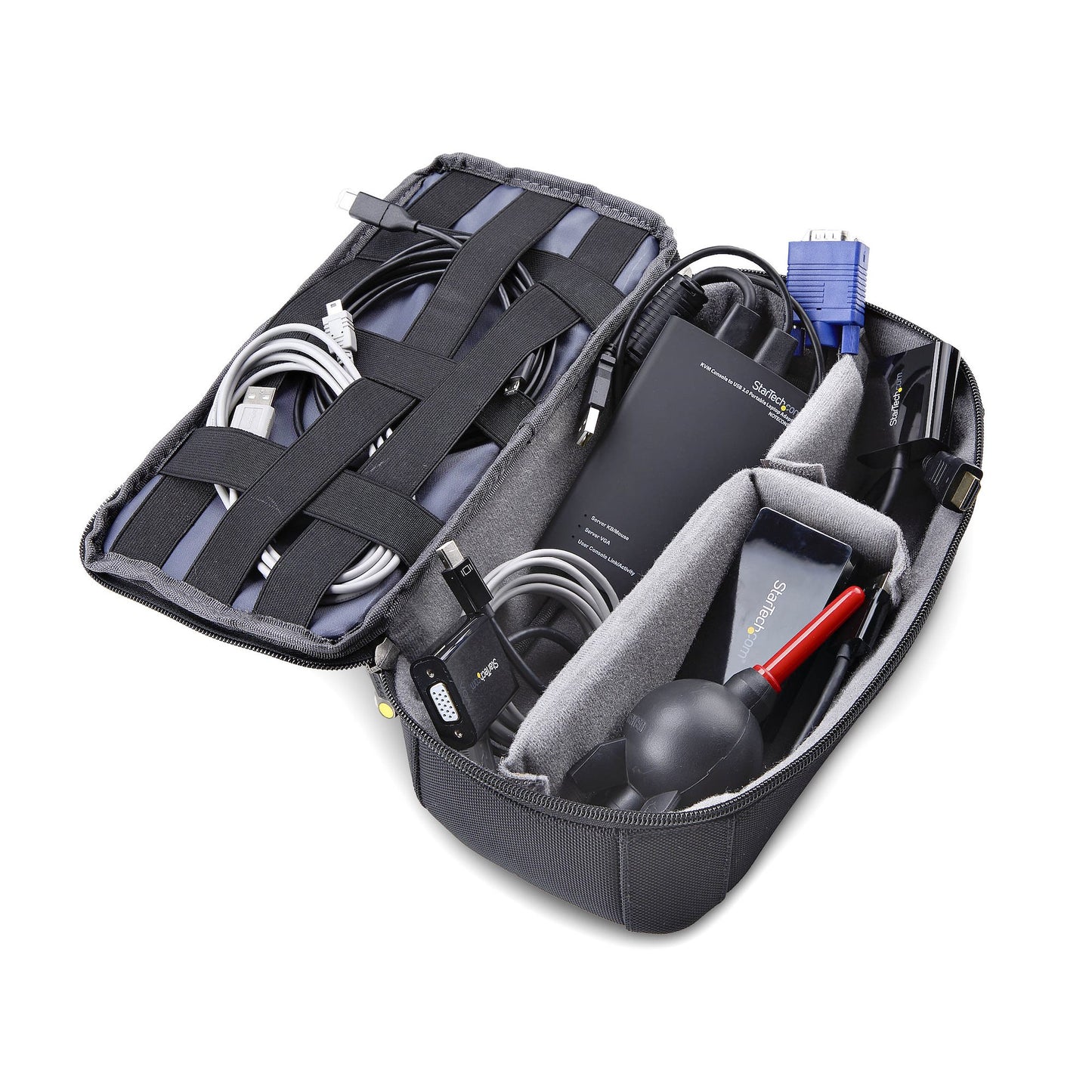 StarTech.com Portable Laptop Crash Cart Adapter, USB/VGA/Mini DisplayPort KVM KVM Switch