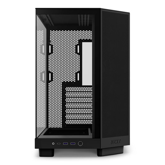 NZXT H6 Flow Midi Tower Black PC Case