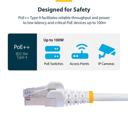 StarTech.com 1m Blue CAT8 Ethernet Cable, Snagless RJ45, 25G/40G, 2000MHz, 100W