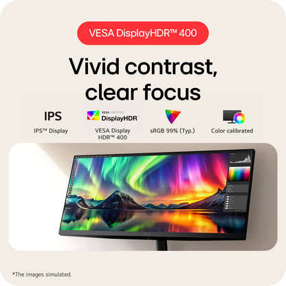 LG UltraWide U5 34" UltraWide FHD IPS 100Hz Monitor