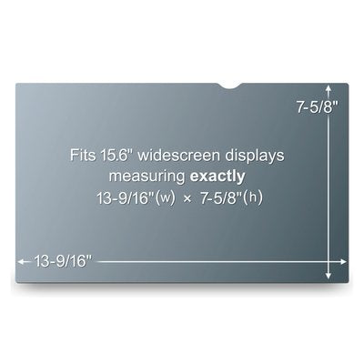 3M Black Privacy Filter for Notebooks PF15.6W Privacy Screen