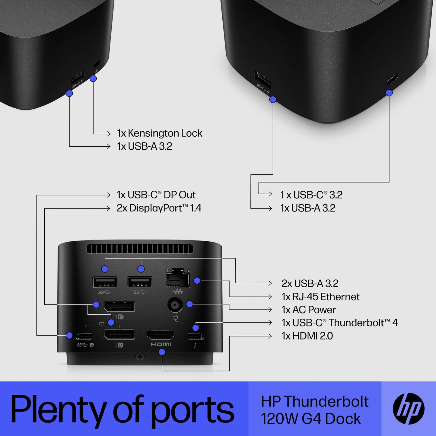 HP G4 Thunderbolt 4 Docking Station 120W
