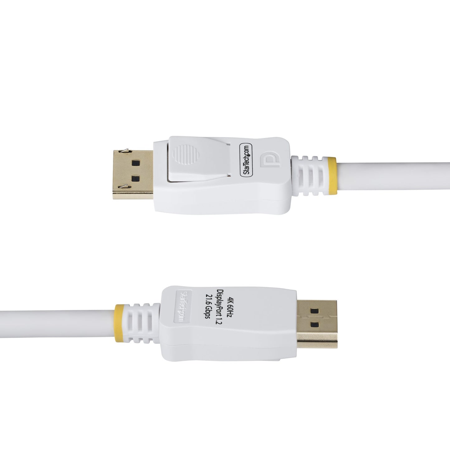 StarTech.com 10ft (3m) White VESA Certified DisplayPort 1.2 Cable, 4K 60Hz