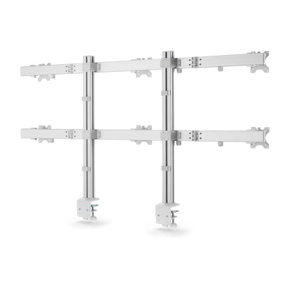 StarTech.com Six-Monitor Desk Mount with Crossbar, Up To 32-inch Computer Screens