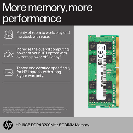 HP 16GB DDR4 3200MT/s SO-DIMM Laptop RAM
