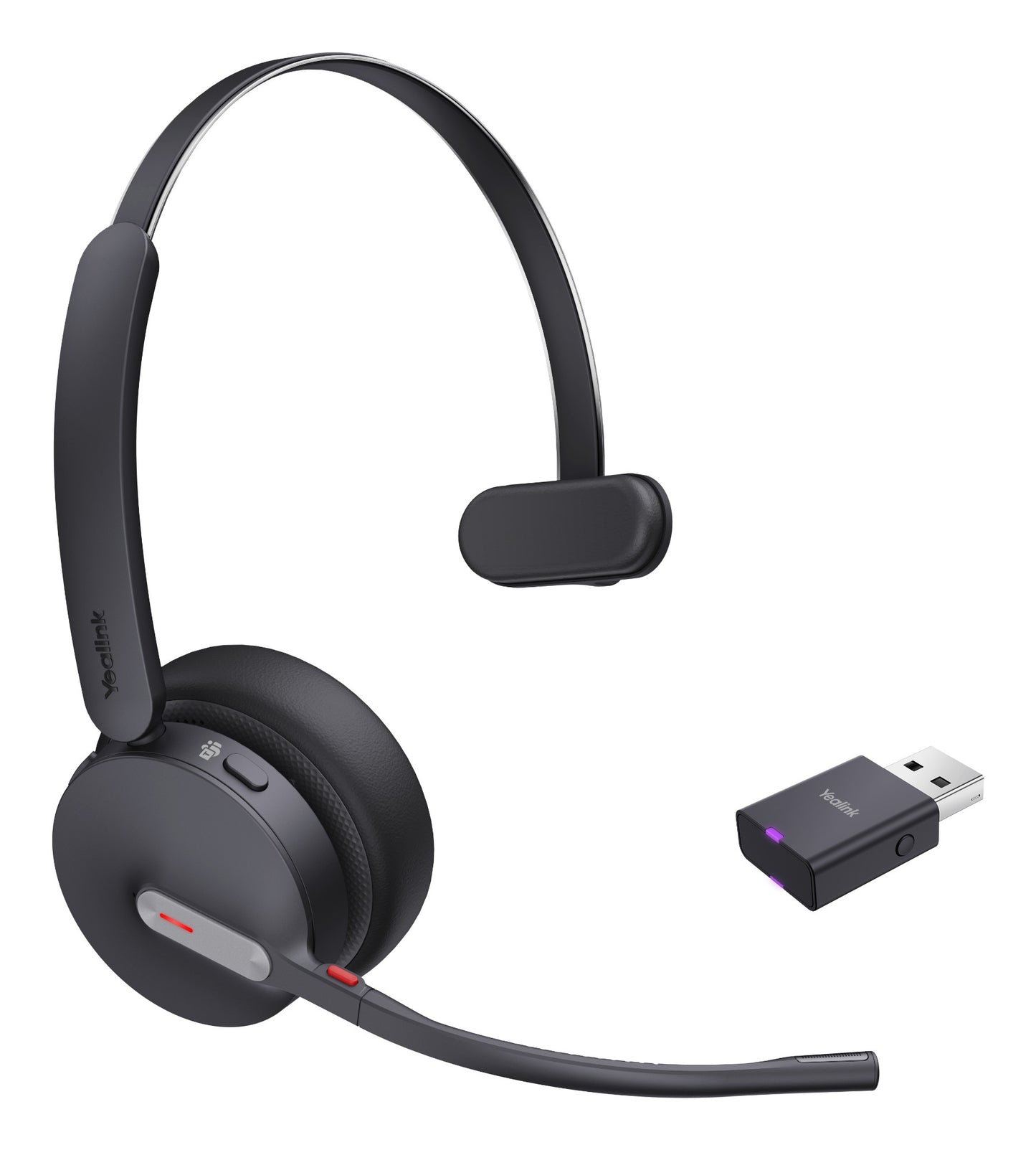 Yealink WH64 Hybrid Mono Teams Headset Wireless Head-band Office/Call center