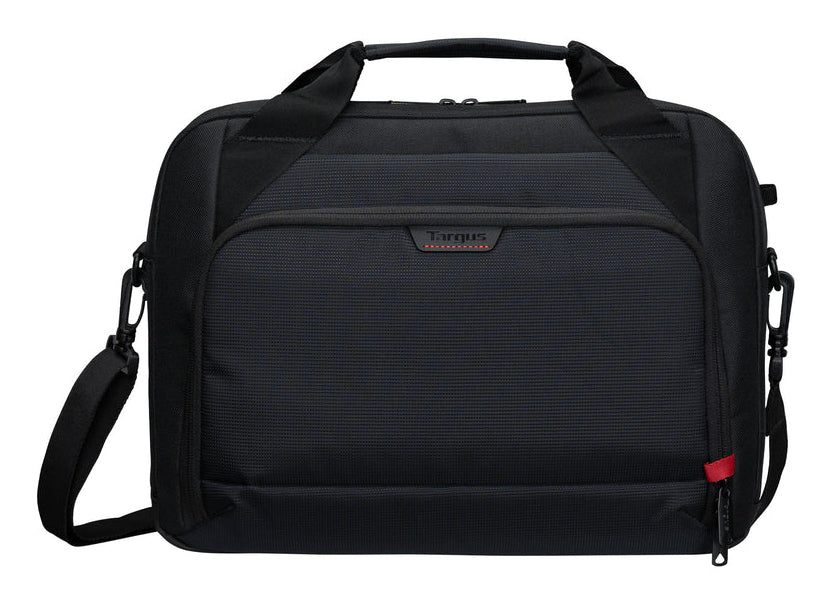 Targus EcoSmart 35.6 cm (14") Briefcase Black, Red Laptop Bag