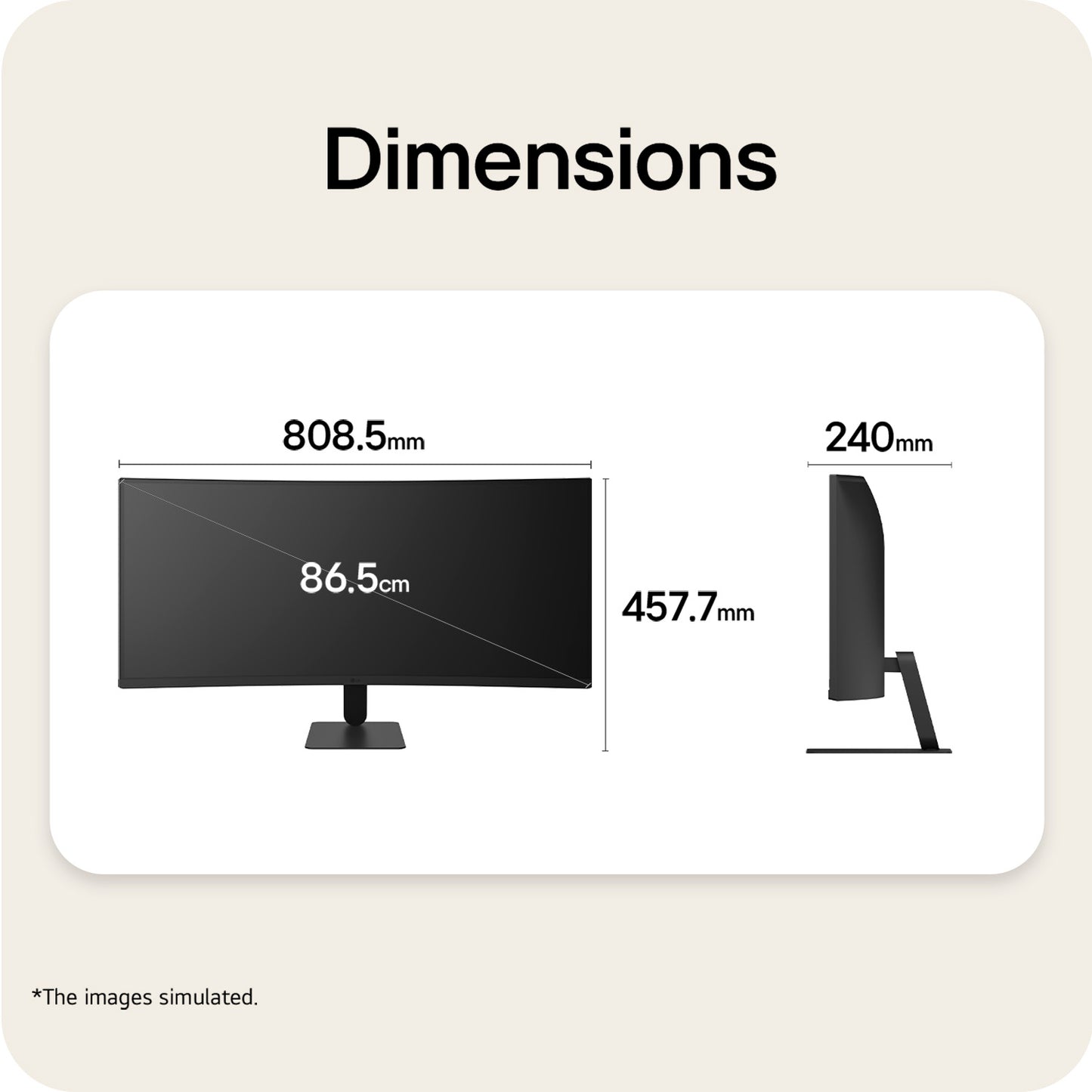 LG UltraWide U6 34U601B, 34-inch 34" UWQHD VA 120Hz Curved Monitor