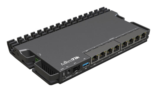 Mikrotik RB5009UPR+S+IN wired router 2.5 Gigabit Ethernet, Gigabit Ethernet Black Networking