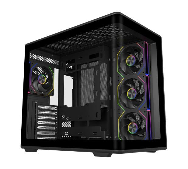 Cooler Master Elite 600 Tower Black, Transparent PC Case
