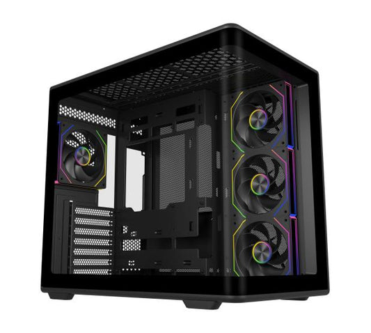 Cooler Master Elite 600 Tower Black, Transparent PC Case