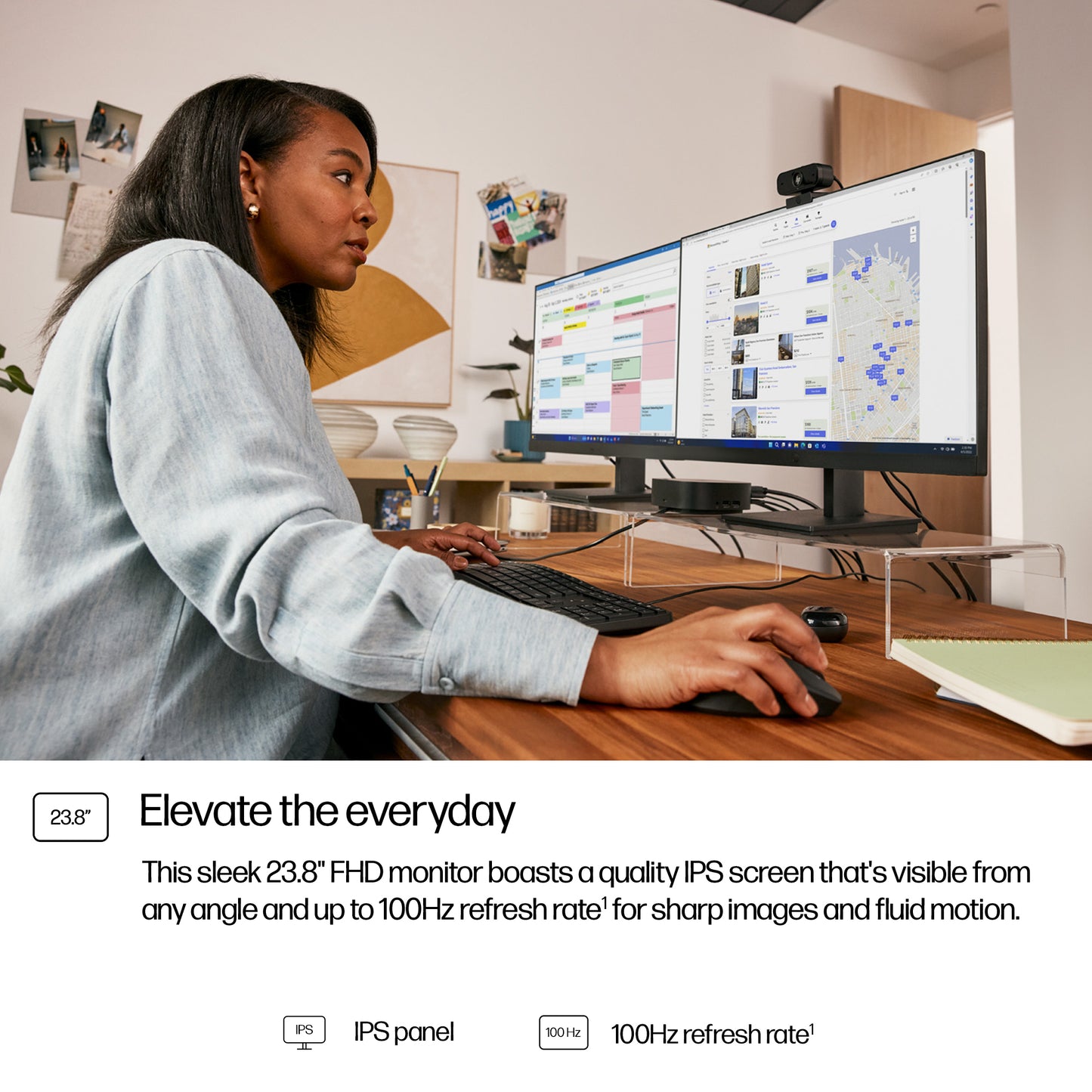 HP Series 3 Pro 324pf 23.8" Full HD IPS 100Hz Monitor