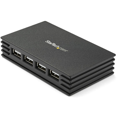 StarTech.com 4 Port Black USB 2.0 Hub - TAA
