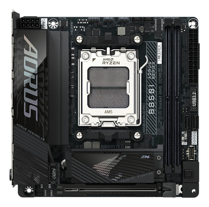 Gigabyte B850I AORUS PRO Motherboard - AMD Ryzen 9000 Series CPUs, 8+2+1 Phases