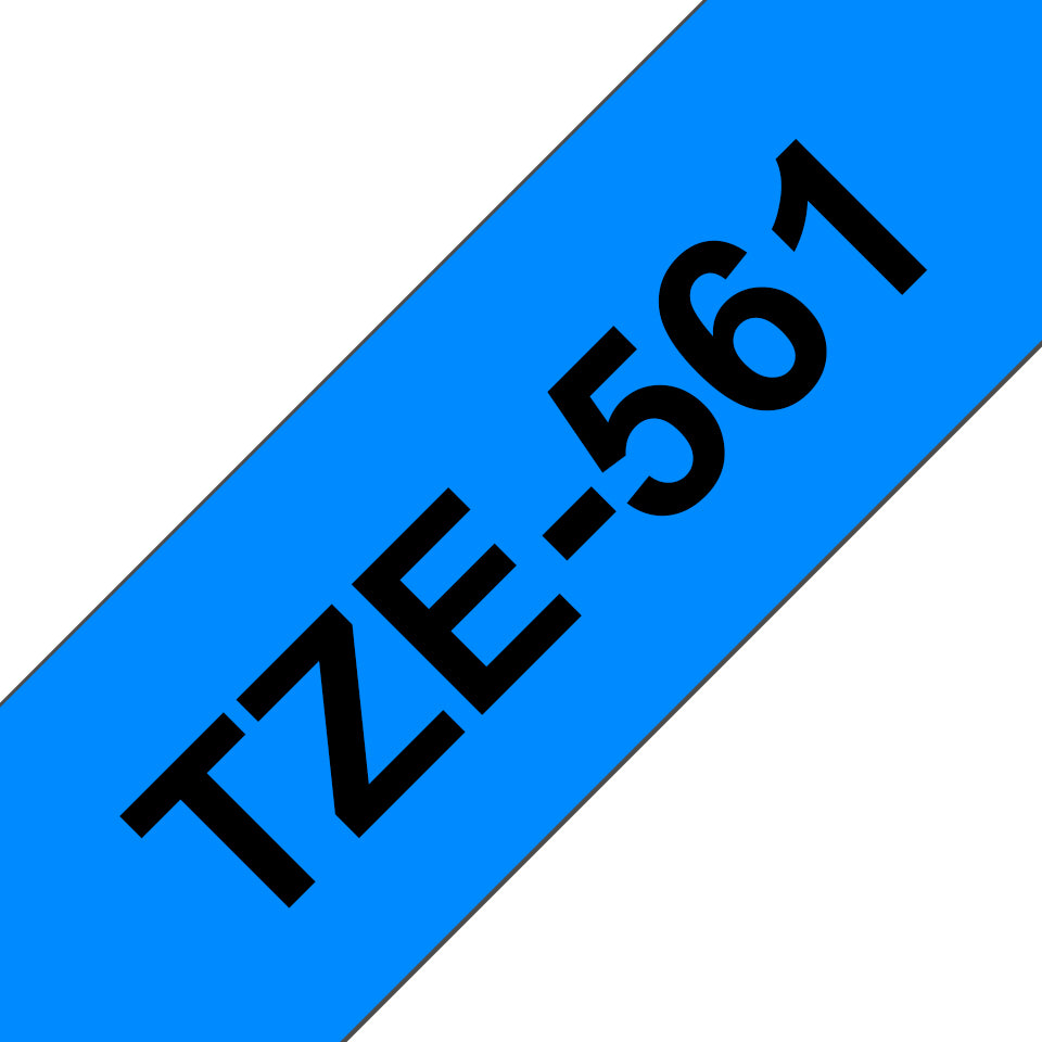 Brother TZE-561 DirectLabel black on blue Laminat 36mm x 8m for Brother P-Touch TZ Labels