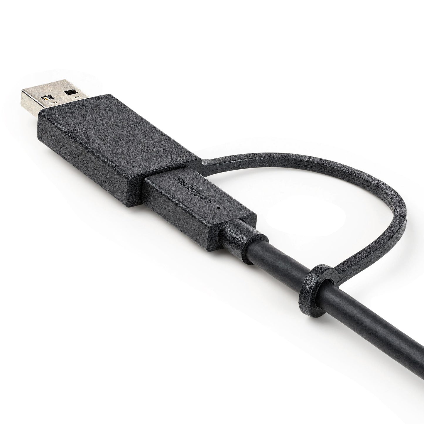 StarTech.com 3.3ft (1m) USB-C Cable with USB-A Adapter Dongle, USB 10Gbps/5Gbps
