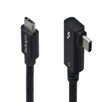 StarTech.com 2.6ft (80cm) Right Angle Thunderbolt 5 Cable, 80Gbps/Up to 120Gbps