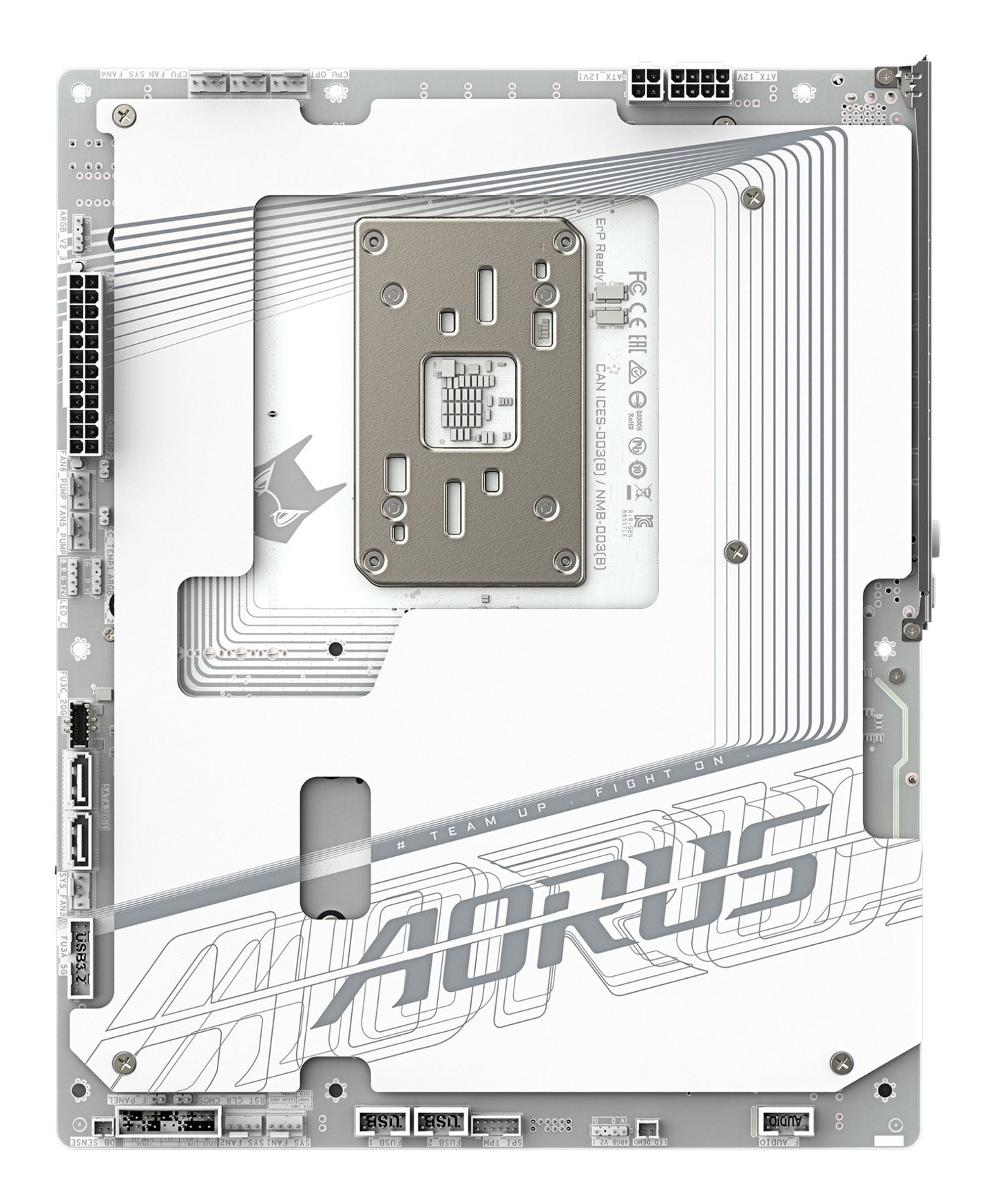 Gigabyte B850 AORUS STEALTH ICE Motherboard - AMD Ryzen 9000 Series CPUs, 14+2+2