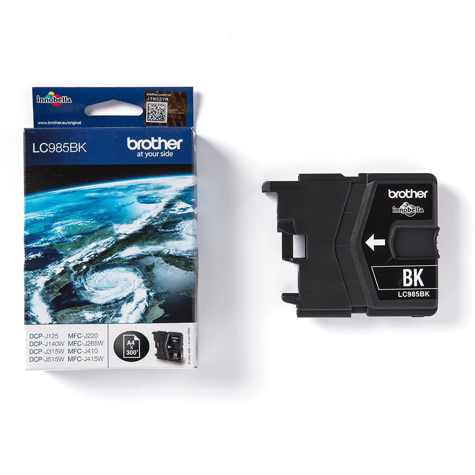 Brother LC-985BK Black Ink Cartridge (300 pages, Brother DCP-J 125)