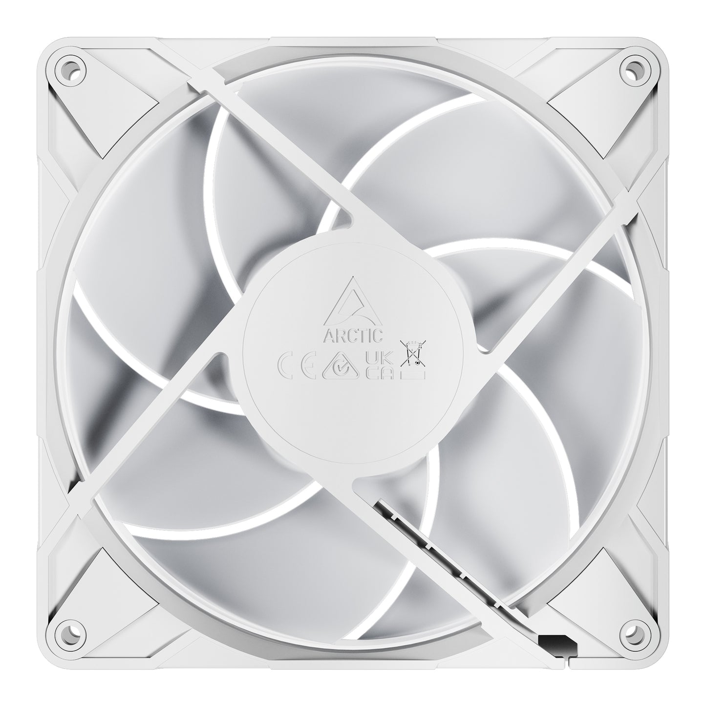 ARCTIC P14 Pro A-RGB (White) 140 mm A-RGB PWM Fan with Cable Splitter Cooling