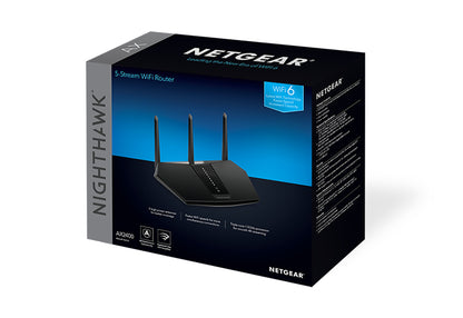 Netgear Nighthawk AX/5-Stream AX2400 WiFi 6 Router (RAX30) WiFi 6