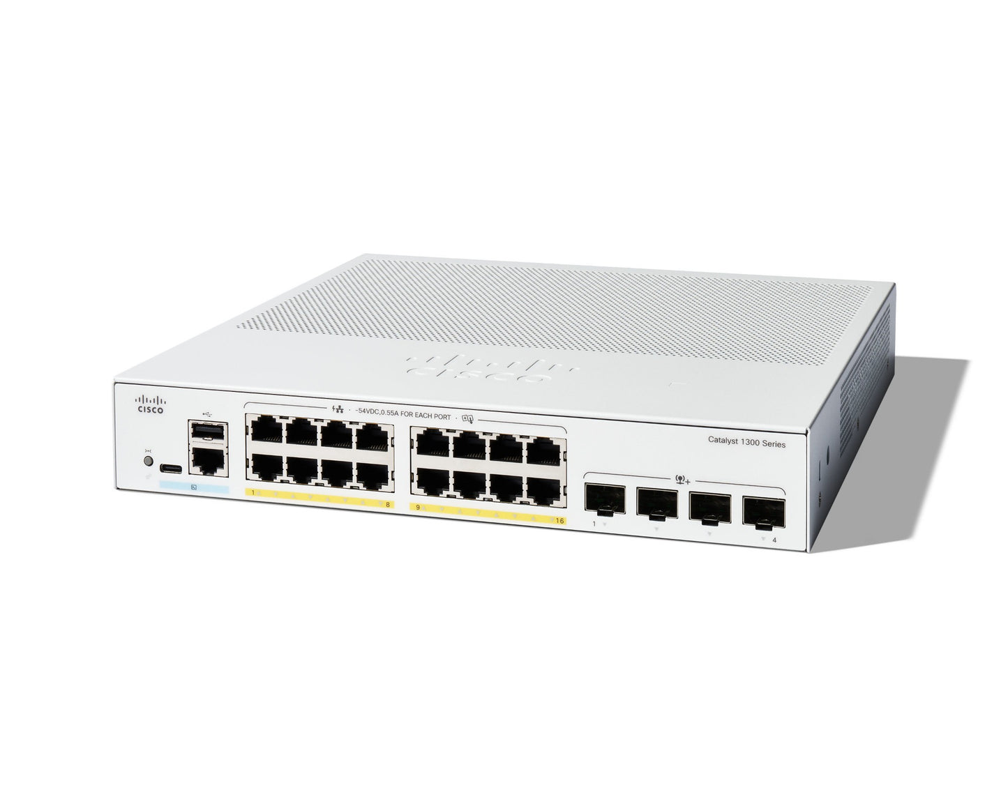 Cisco Catalyst 1300-16P-4X Switch PoE