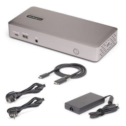 StarTech.com Triple-Monitor USB4 USB-C Docking Station 100W