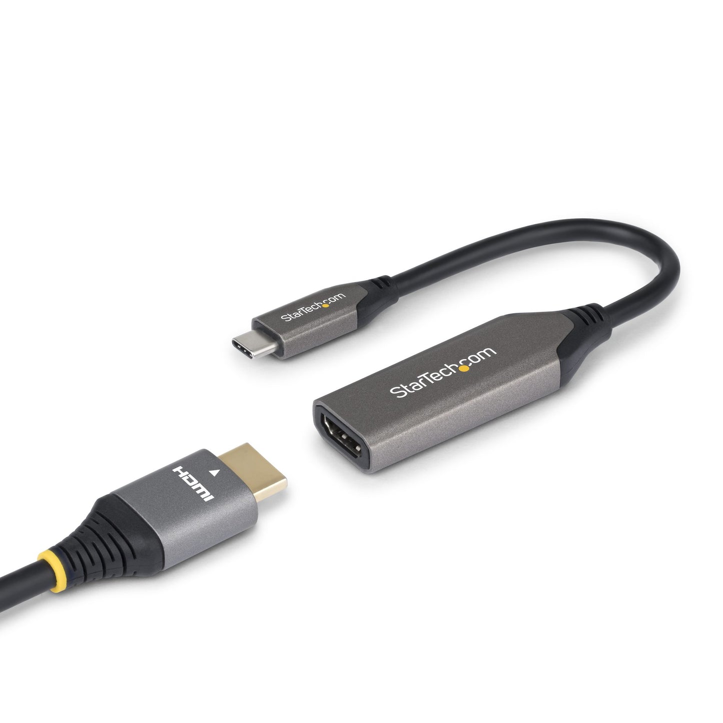 StarTech.com USB-C to HDMI Adapter, 8K 60Hz / 4K 120Hz, Thunderbolt / USB4 Cable