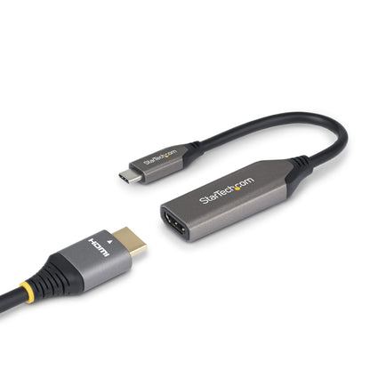StarTech.com USB-C to HDMI Adapter, 8K 60Hz / 4K 120Hz, Thunderbolt / USB4 Cable