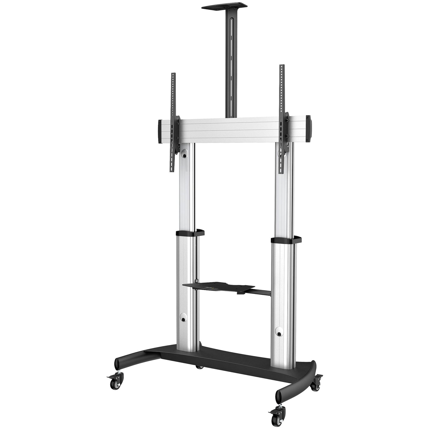 StarTech.com Mobile TV Stand - Heavy Duty TV Cart for 60-100" Display (100kg/220lb) Mount