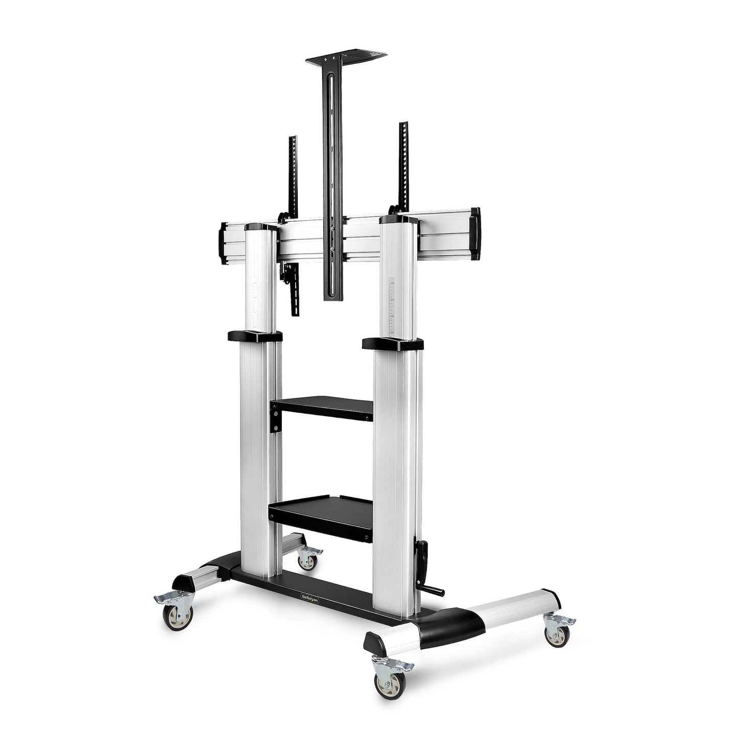 StarTech.com Rolling TV Cart/Stand On Wheels For 60-100inch Flat Screens Up To 220lb Mount