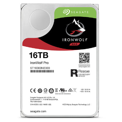 Seagate IronWolf Pro 16TB 3.5" SATA 7200 RPM NAS HDD