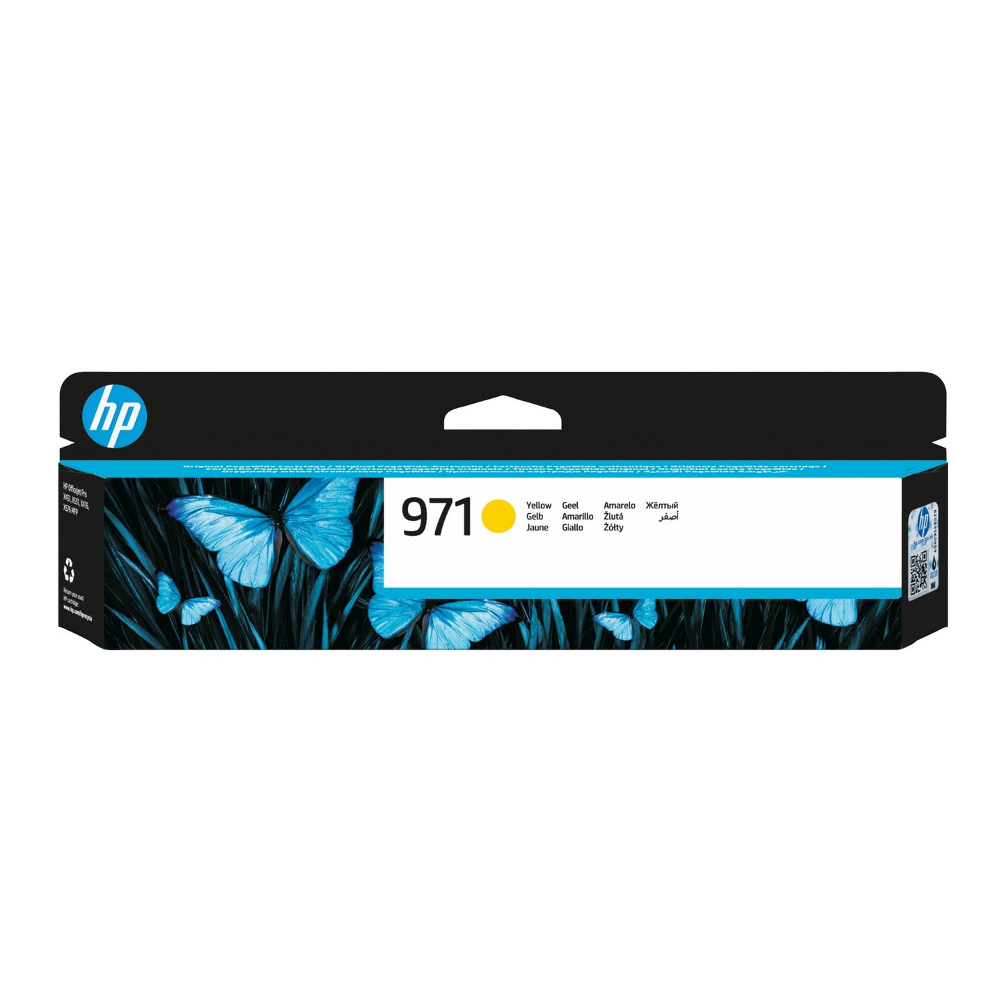 HP CN624AE/971 Yellow Ink Cartridge (2.5K pages, HP OfficeJet Pro X)