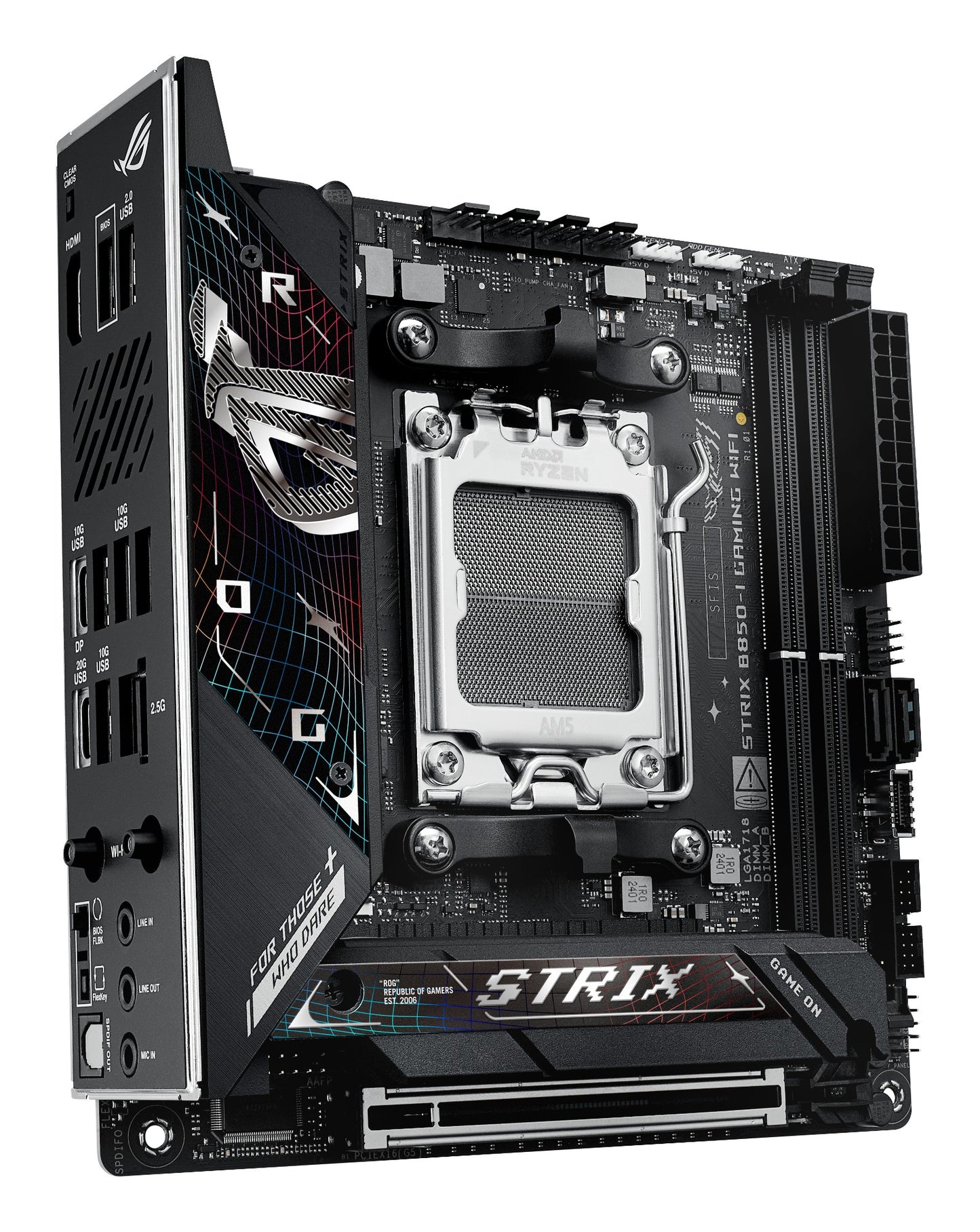 ASUS ROG STRIX B850-I GAMING WIFI AMD B850 Socket AM5 mini ITX Motherboard