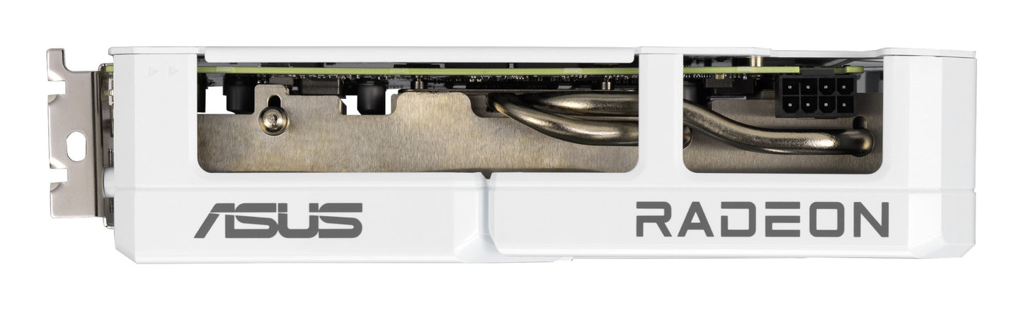 ASUS Dual Radeon RX 9060 XT 16GB GDDR6 Graphics Card (White)