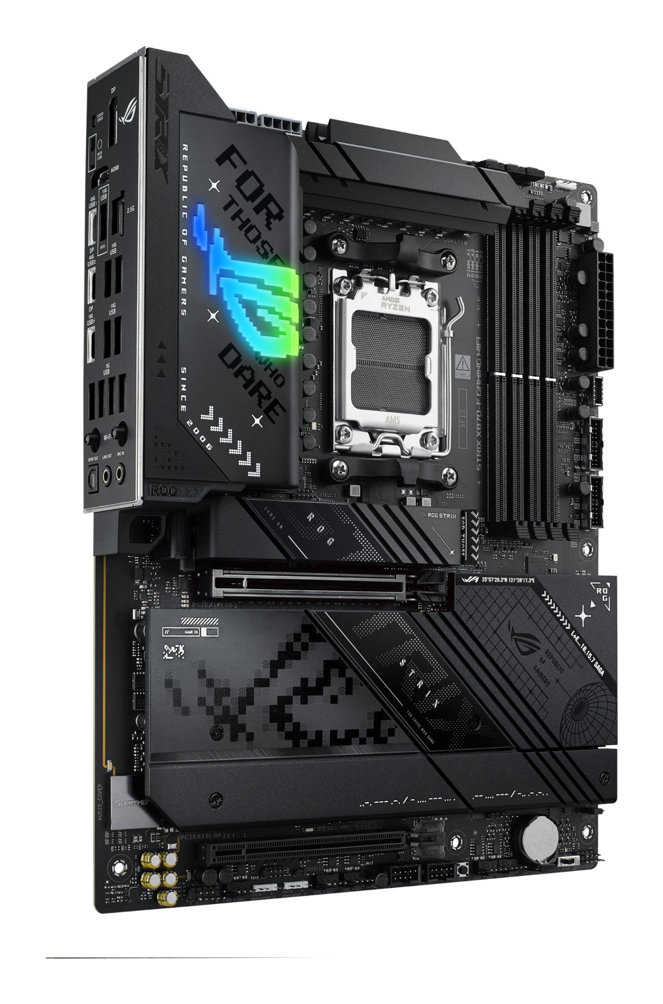 ASUS ROG STRIX X870-F GAMING WIFI AMD X870 Socket AM5 ATX Motherboard
