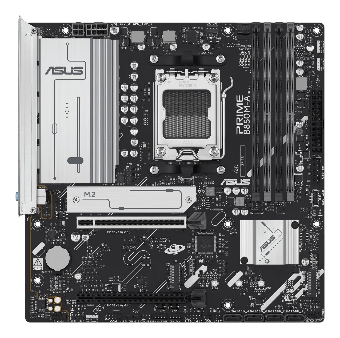 ASUS PRIME B850M-A-CSM AMD B850 Socket AM5 micro ATX Motherboard